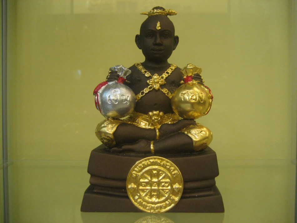 A typical Kuman Thong statue