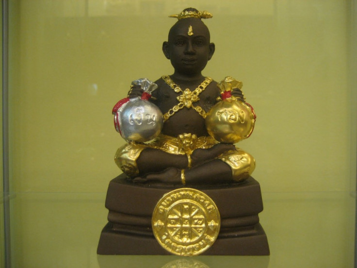 A typical Kuman Thong statue