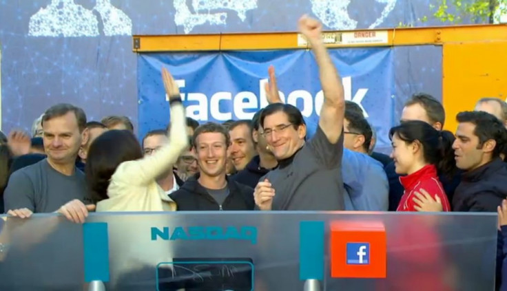 Facebook IPO: Mark Zuckerberg Celebrates With Employees As Nasdaq Begins Trading