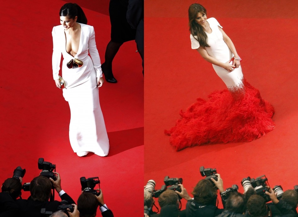 Cheryl Cole Makes Outlandish Arrival at Cannes 2012