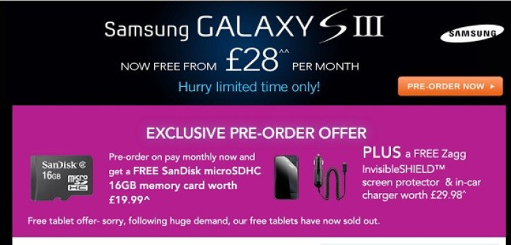 Samsung Galaxy S3 Release Date Deals