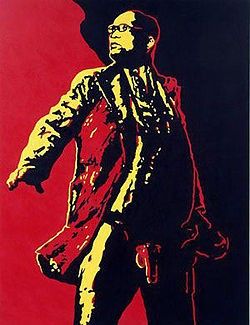 The Spear by artist Brett Murray The Spear by artist Brett Murray