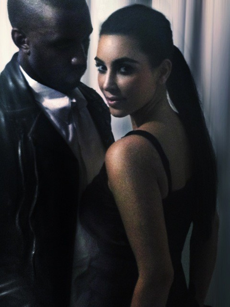 Kanye West and Kim Kardashian