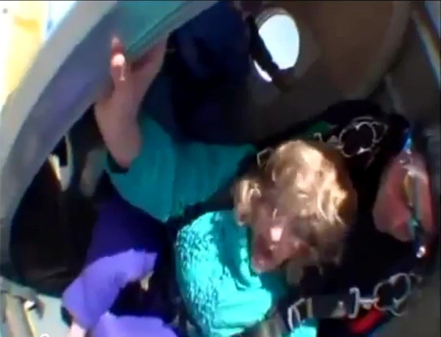Skydiving Granny