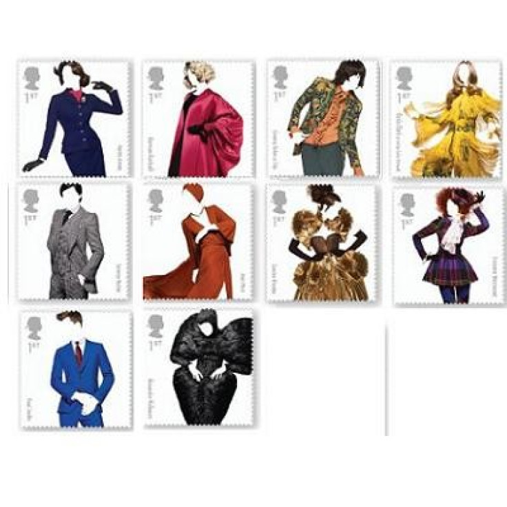 Royal Mail Releases Fashion Stamps by Renowned British Designers