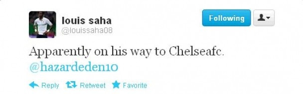 Saha's tweet