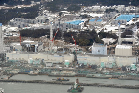 A damaged Tokyo Electric Power Co. (TEPCO)'s Fukushima Daiichi nuclear power plant is seen in Fukushima prefecture, in aerial shot taken on February 26, 2012. (REUTERS/Kyodo)