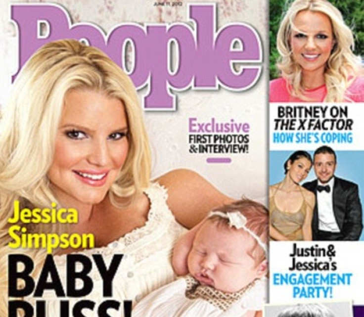 Singer Jessica Simpson introduces her daughter Maxwell to the world