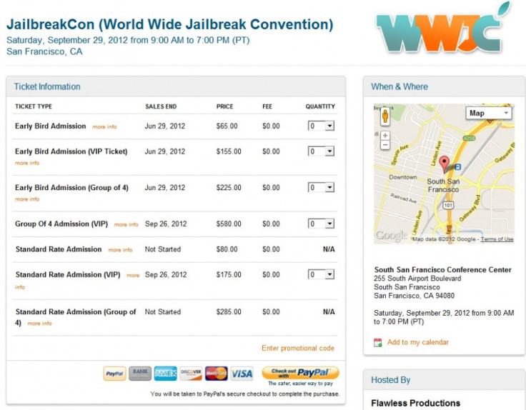 World Wide JailbreakCon 2012