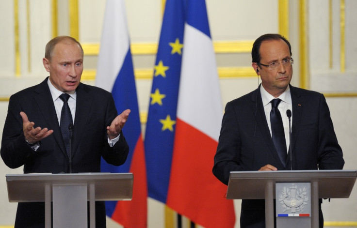 Putin and Hollande