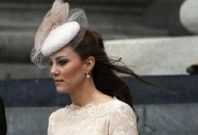 Kate Middleton in a McQueen dress
