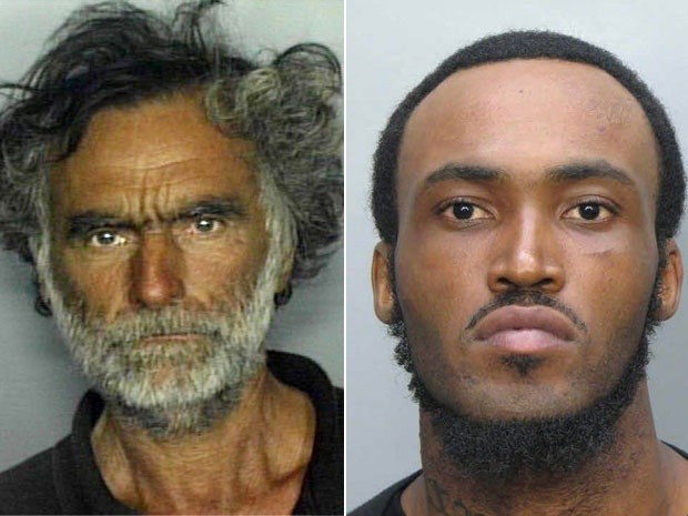 Ronald Poppo (L) had his face chewed off by Rudy Eugene in Miami. Ronald Poppo (L) had his face chewed off by Rudy Eugene in Miami.