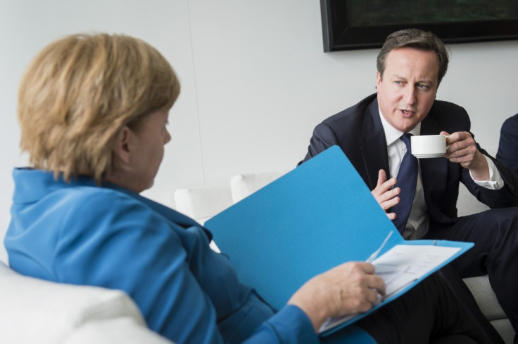 Angela Merkel and David Cameron