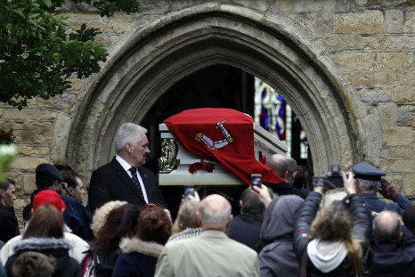 Robin Gibb's funeral