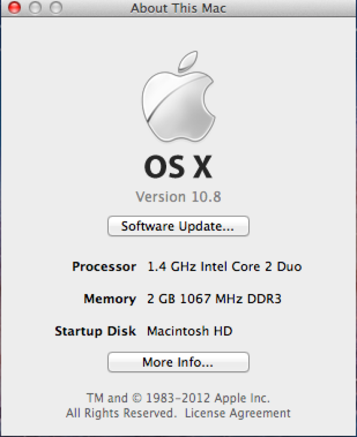 OS X Mountain Lion