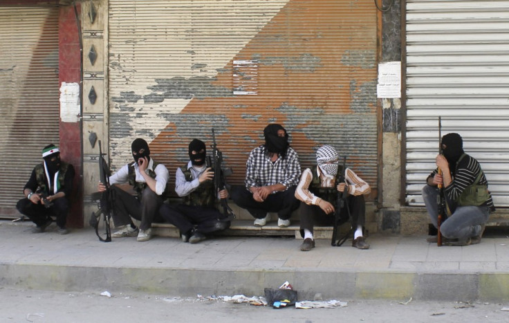 Free Syrian Army Members In Damascus
