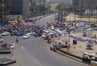 Tahrir Square in Cairo remained quiet despite calls for mass protests
