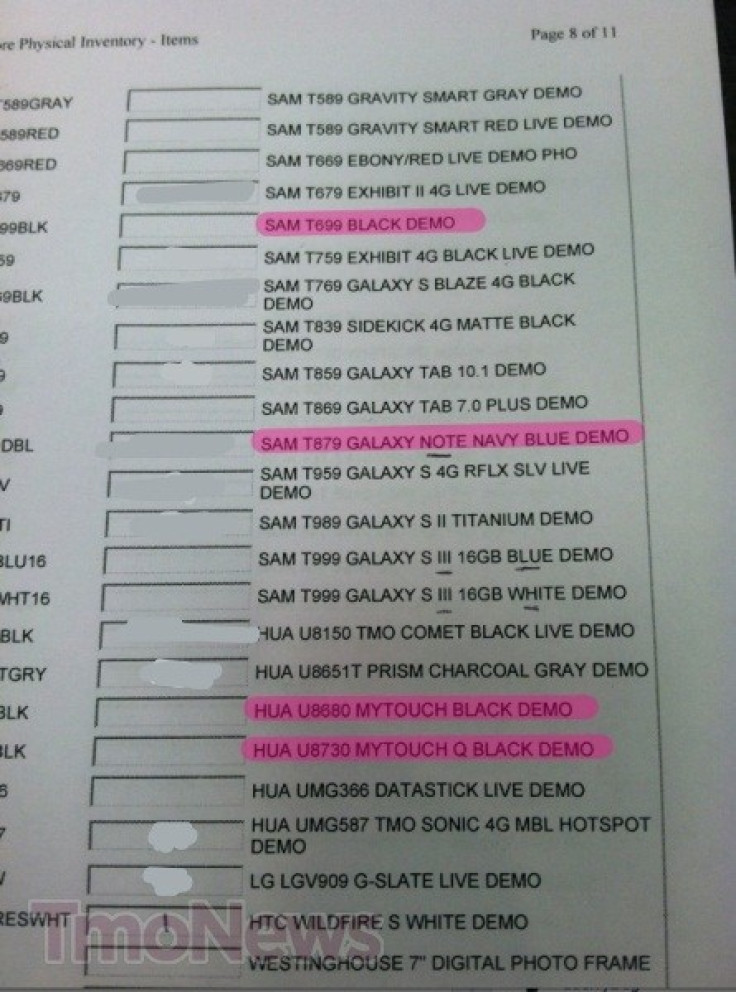 T-Mobile Samsung Galaxy QWERTY Android Smartphone Spotted [PHOTOS]
