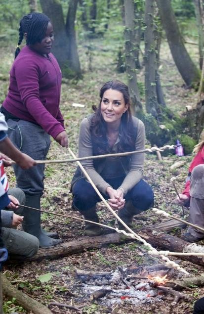 Kate Middleton Spends Time with Kids in Muddy Forest and Answers What Its Like to be Princess