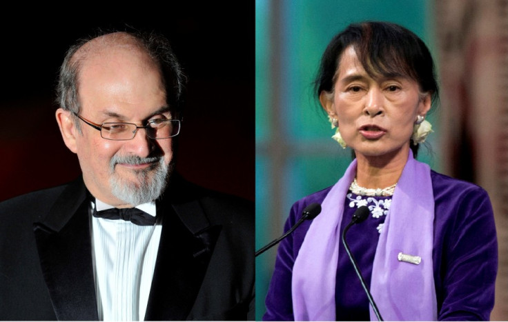Salman Rushdie and Aung San Suu Kyi