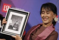 Nobel Prize laureate Aung San Suu Kyi