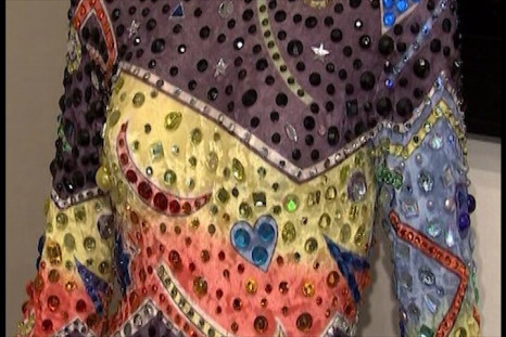 Whitney Houston - Multicoloured velvet jumpsuit