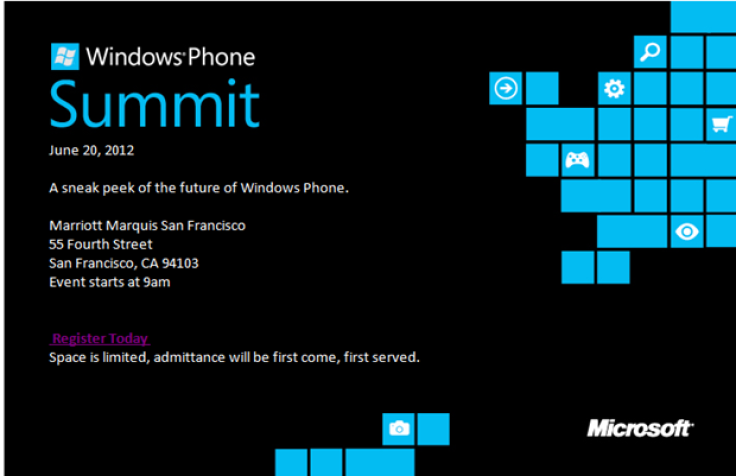 Windows Phone 8 Summit