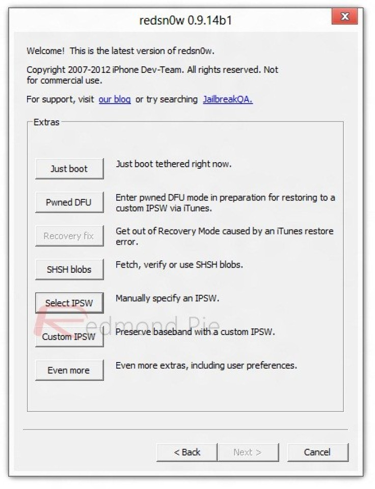 Redsn0w 0.9.14b1: How to Downgrade iPhone 3GS/3G 06.15.00 to 05.13.04 Baseband for Unlock