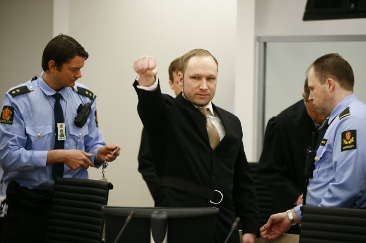 Breivik has repeatedly given far-right salute throughout trial