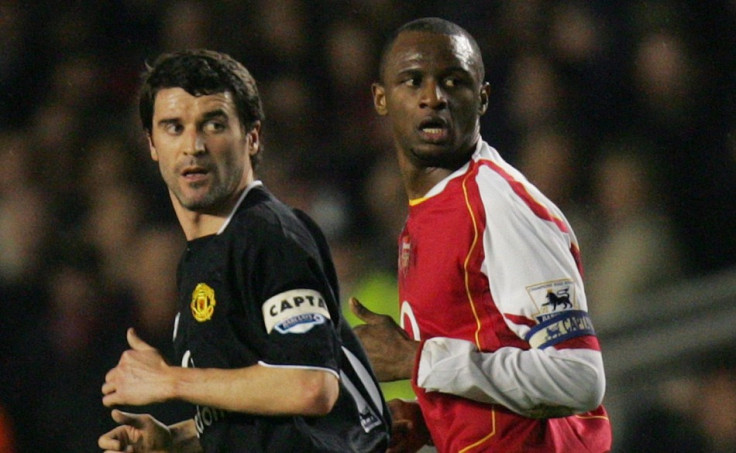 Roy Keane and Patrick Vieira