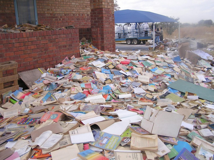 Nelson Mandela’s Biography among Hundreds of Destroyed Textbooks in South Africa