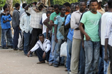 African men looking for work