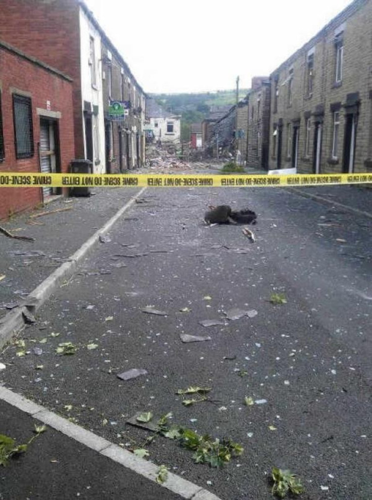 A homicide investigation has been launched following the explosion (Twitter/@amberlaurenx)