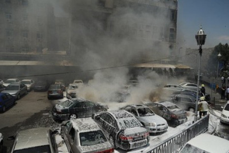 A strong explosion rocked the Syrian capital of Damascus