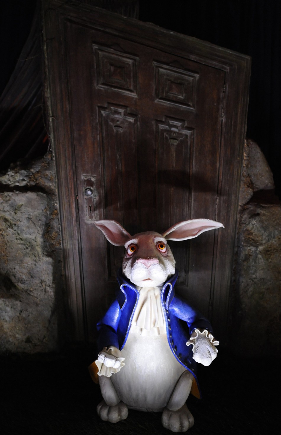 A quotWhite Rabbitquot maquette from the film quotAlice in Wonderlandquot is displayed at the D23 Presents Treasures of the Walt Disney Archives exhibit in California