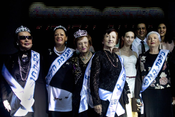 Contestants in Israel's first Miss Holocaust Survivor beauty pageant, who ranged in age from 74 to 97