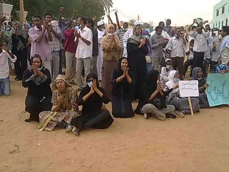 Protesters say they want a democratically elected government in Sudan.