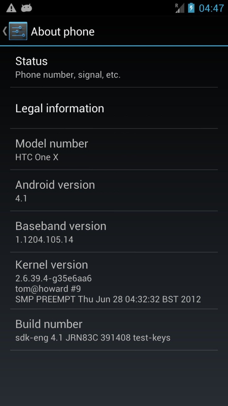 Android 4.1 Jelly Bean ROM Released for HTC One X [VIDEO]