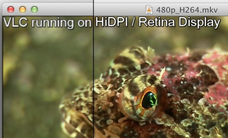 VLC 2.0.2 Supports Retina Display MacBook Pro
