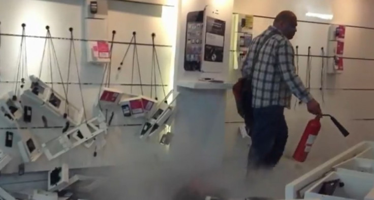 A video of Codner ripping through the store was uploaded online (YouTube)