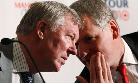 Sir Alex Ferguson and David Gill