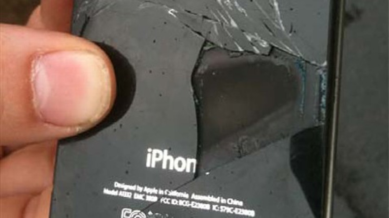 iPhone 4 on fire