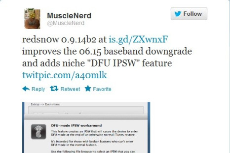 Download Redsn0w 0.9.14b2 with Improved 06.15.00 Baseband Downgrade, New DFU IPSW Method