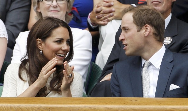 Kate Middleton and Prince William at Wimbledon