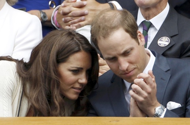 Kate Middleton and Prince William at Wimbledon