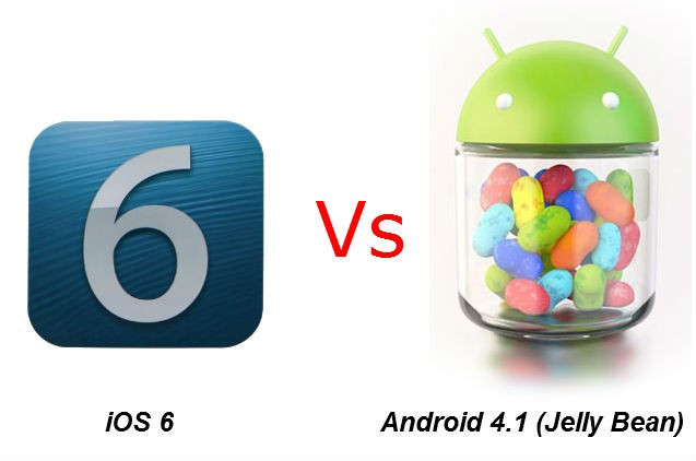 iOs 6 vs Android 4.1 Jelly Bean iOs 6 vs Android 4.1 Jelly Bean