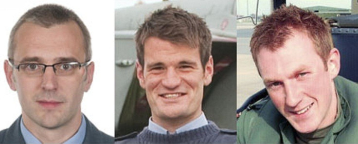 Sqn Ldr Samuel Bailey, Flt Lt Hywel Poole, Flt Lt Adam Sanders