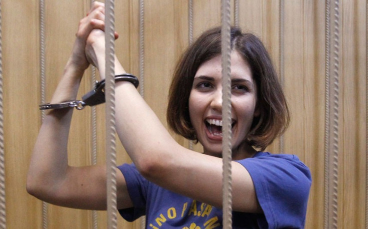 Nadezhda Tolokonnikova, of Pussy Riot, in court on hooliganism charges
