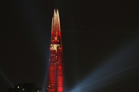 Shard laser show