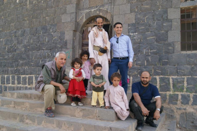 Habib Anam is to the right. Shaikh Almarani is next to Habib. His house was the first house to be bombed by the special guards force. Habib Anam is to the right. Shaikh Almarani is next to Habib. His house was the first house to be bombed by the special guards force.